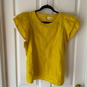 🌻 Gap Statement Sleeve Blouse 🌻